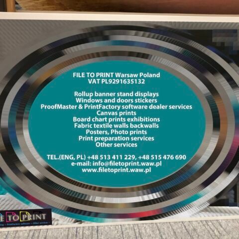 Board prints Chart prints Exhibitions Advertising board Foamboard posters