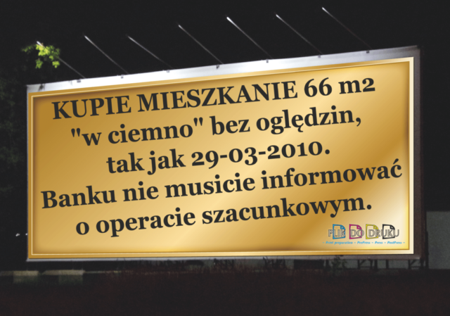 Graphic design Print advertising banner, Advertising sample - Print preparation services FILE TO PRINT Tomasz Siniak Warsaw Poland / Projekt graficzny Baner reklamowy drukowany, reklama przykład - Przygotowanie do druku FILE TO PRINT Tomasz Siniak Warszawa www.filetoprint.waw.pl