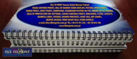 20240413_0954 Spiral binded books materials for conference, event, workshops or other occasions. Full colour or black colour digital printing. Media type to be agreed. Interested? Contact us! FILE TO PRINT Tomasz Siniak Warsaw Poland