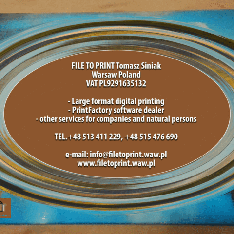 20241106_211624 Canvas prints from a photo or graphic design stretched by our own on a painting loom (blejtram). Full colour digital printing. Canvas type to be agreed. Interested? Call us! FILE TO PRINT Warsaw Poland / London United Kingdom