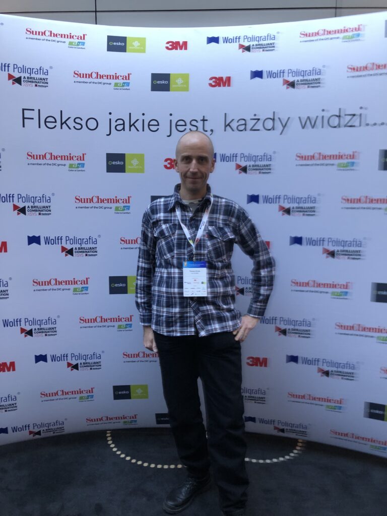 23102025_1401 Tomasz Siniak FILE TO PRINT PrintFactory dealer at Flexo worskshops "Flexo is as everyone sees. Be safe" 2025 in DoubleTree by Hilton hotel located in Lodz of Poland. Copyright by 3M Poland, all organizers, Tomasz Siniak FILE TO PRINT Warsaw, Poland / London, United Kingdom