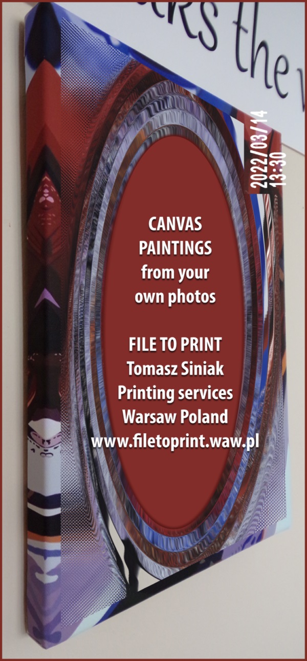 100x100 cm size Painting Canvas print - Image 70