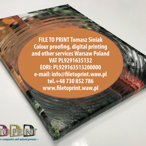 20220830 Canvas prints from a photo or graphic design stretched by our own on a painting loom (blejtram). Full colour digital printing. Canvas type to be agreed. Interested? Call us! FILE TO PRINT Warsaw Poland / London United Kingdom