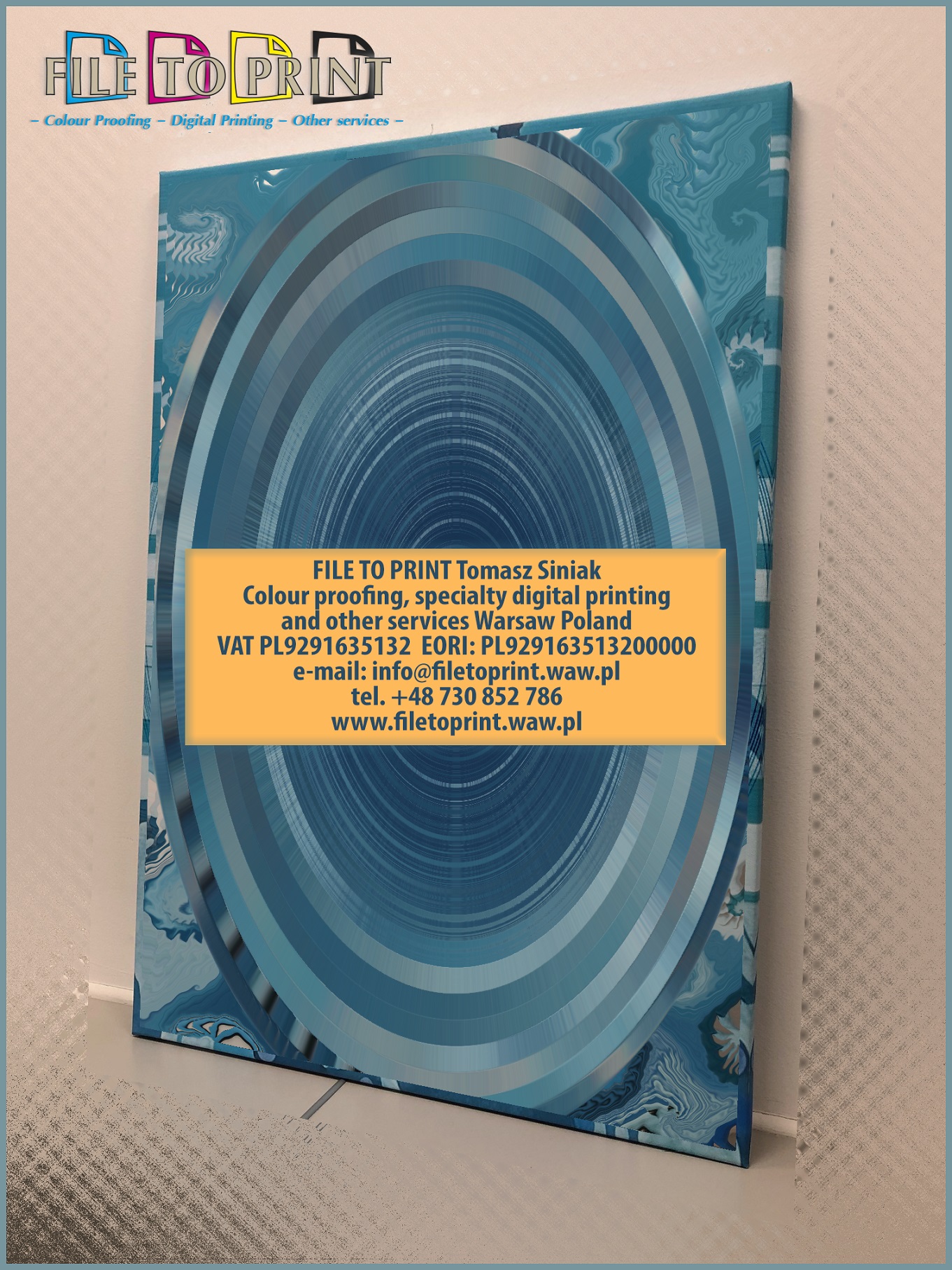 100x100 cm size Painting Canvas print - Image 27